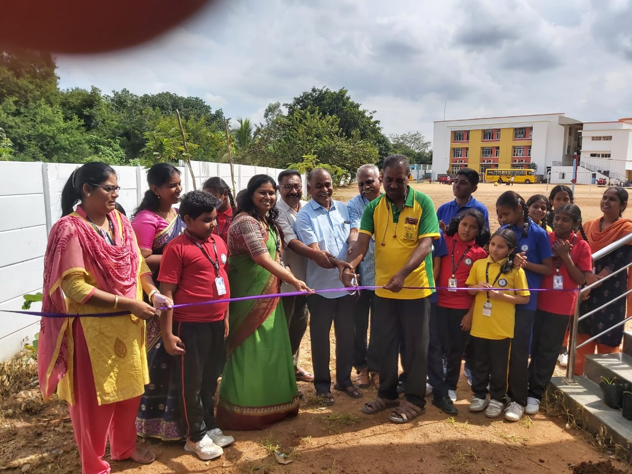 Tree Bank inauguration by TPSOH at Hosur Public School